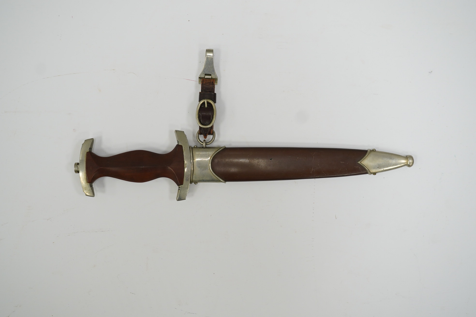 A WWII German S.A. dagger by Kuno Ritter, Solingen. Condition - fair to good